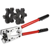 6-50 mm² Anderson Plug Hand Swager Crimping Tool Indent Cable Lug Hex Crimper